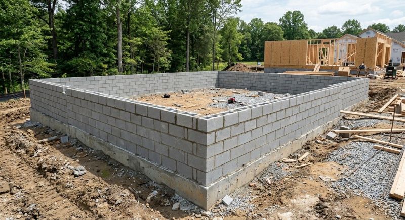 Brick Foundation Installation in Worcester, MA