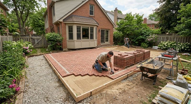 Brick Hardscaping Installation in Stamford, CT
