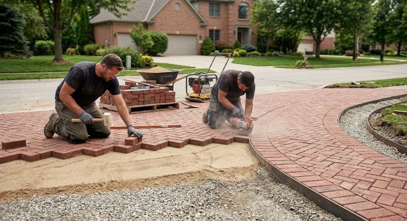 Brick Patio Installation in Worcester, MA