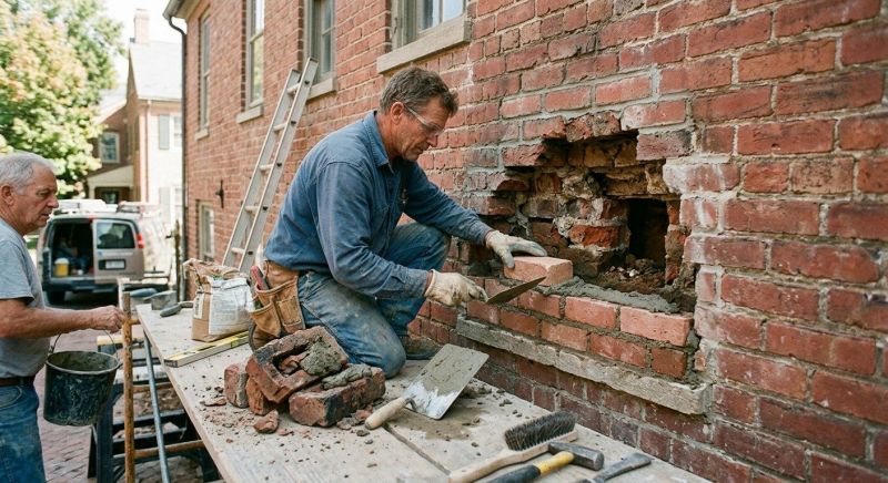 Deck Masonry Installation in West Hartford, CT